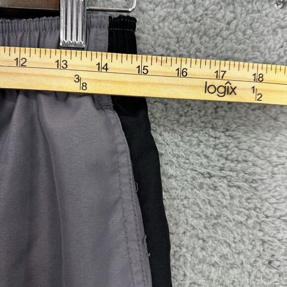 Nike Swim Trunks Mens Medium Gray Swoosh Logo Lined Board Shorts Beach‎ Resort - Picture 2 of 5